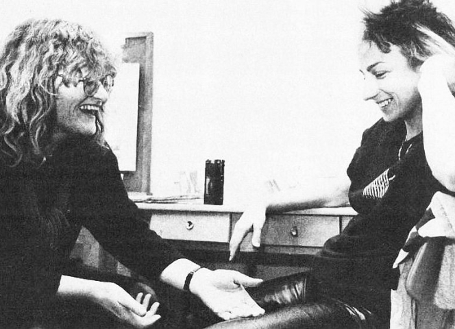 Alice Schwarzer und Gianna Nannini 1983.